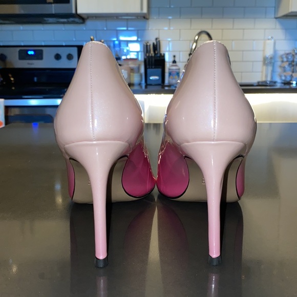NWT Eldof Peep Toe Pump in Pink Hombre - Picture 8 of 12